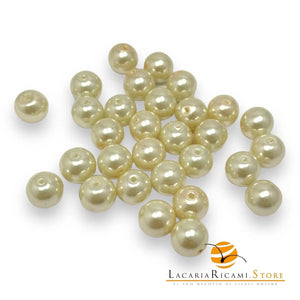 PERLE di Vetro - 10mm - - LacariaRicami.Store