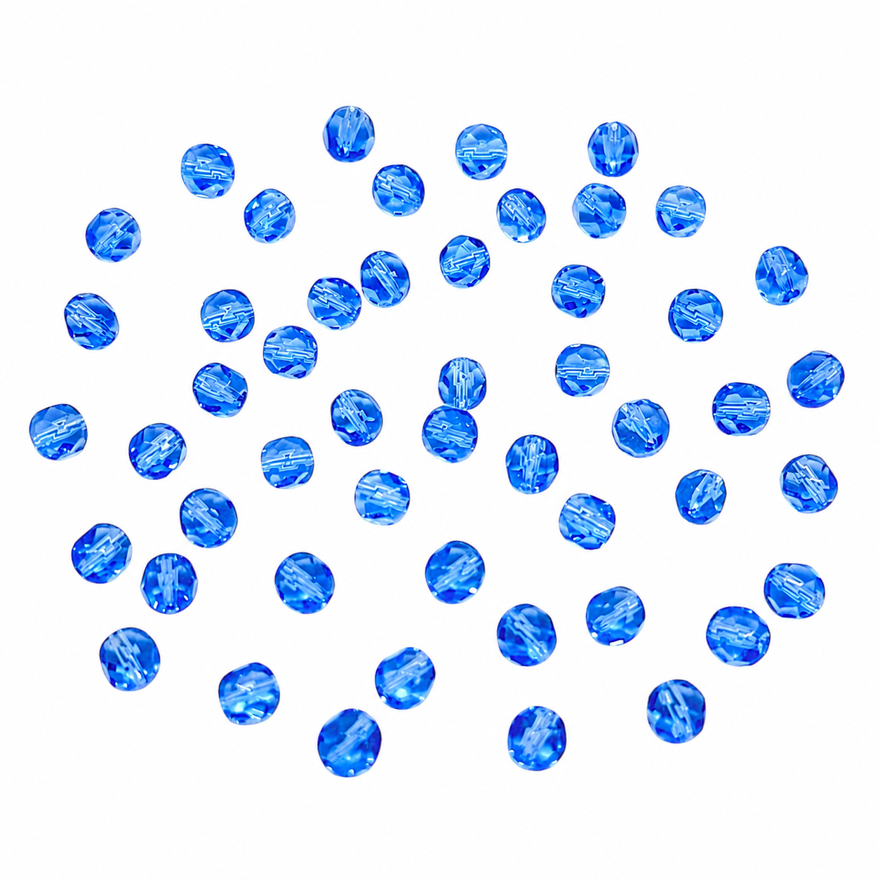 PERLE Mezzo Cristallo Sfaccettate 6mm - Colore: - by LacariaRicami.Store