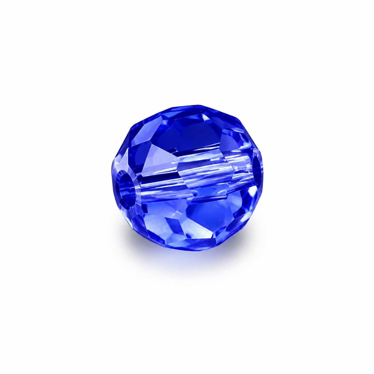 PERLE Mezzo Cristallo Sfaccettate 6mm - Colore: 212-09 - BLU - by LacariaRicami.Store