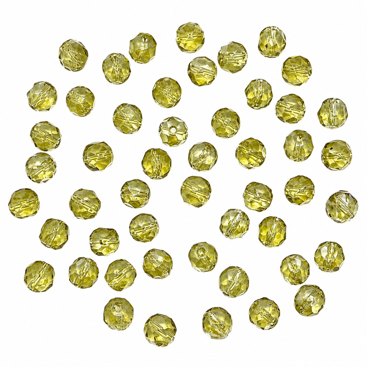 PERLE Mezzo Cristallo Sfaccettate 6mm - Colore: - by LacariaRicami.Store