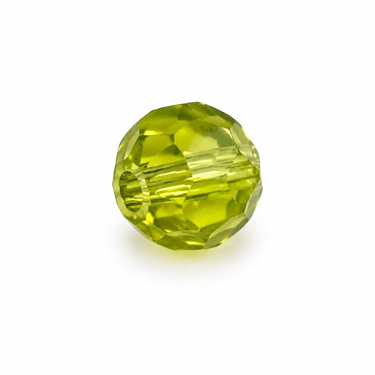 PERLE Mezzo Cristallo Sfaccettate 6mm - Colore: 212-13 - GIALLO LIMONE - by LacariaRicami.Store