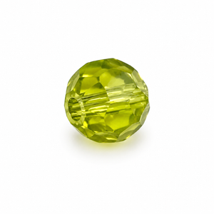 PERLE Mezzo Cristallo Sfaccettate 6mm - Colore: 212-13 - GIALLO LIMONE - by LacariaRicami.Store