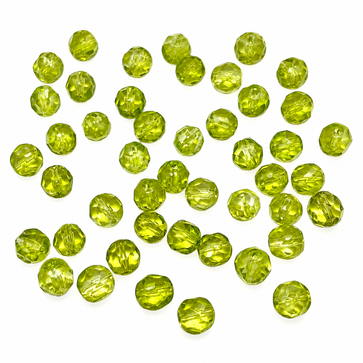 PERLE Mezzo Cristallo Sfaccettate 6mm - Colore: - by LacariaRicami.Store
