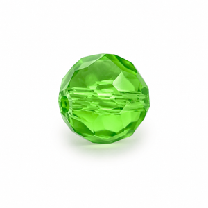 PERLE Mezzo Cristallo Sfaccettate 6mm - Colore: 212-15 - VERDE - by LacariaRicami.Store