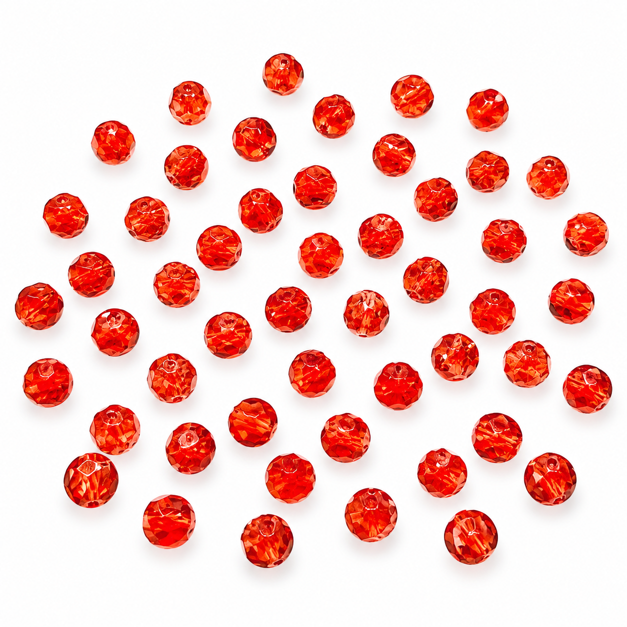 PERLE Mezzo Cristallo Sfaccettate 6mm - Colore: - by LacariaRicami.Store