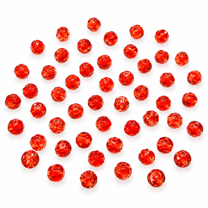 PERLE Mezzo Cristallo Sfaccettate 6mm - Colore: - by LacariaRicami.Store