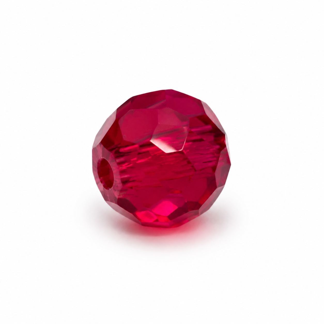 PERLE Mezzo Cristallo Sfaccettate 6mm - Colore: 212-19 - AMARANTO - by LacariaRicami.Store