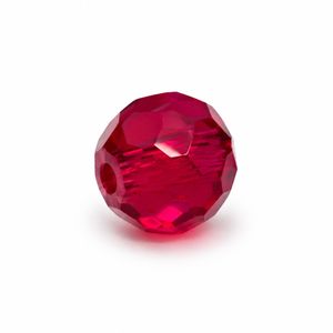 PERLE Mezzo Cristallo Sfaccettate 6mm - Colore: 212-19 - AMARANTO - by LacariaRicami.Store