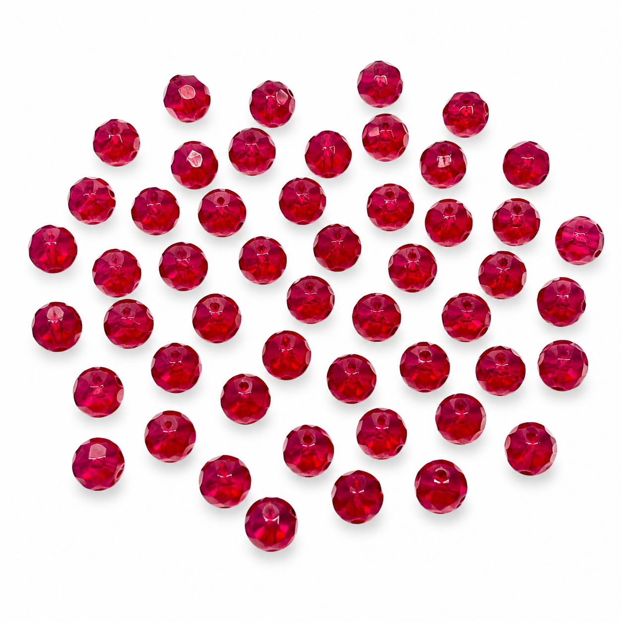 PERLE Mezzo Cristallo Sfaccettate 6mm - Colore: - by LacariaRicami.Store