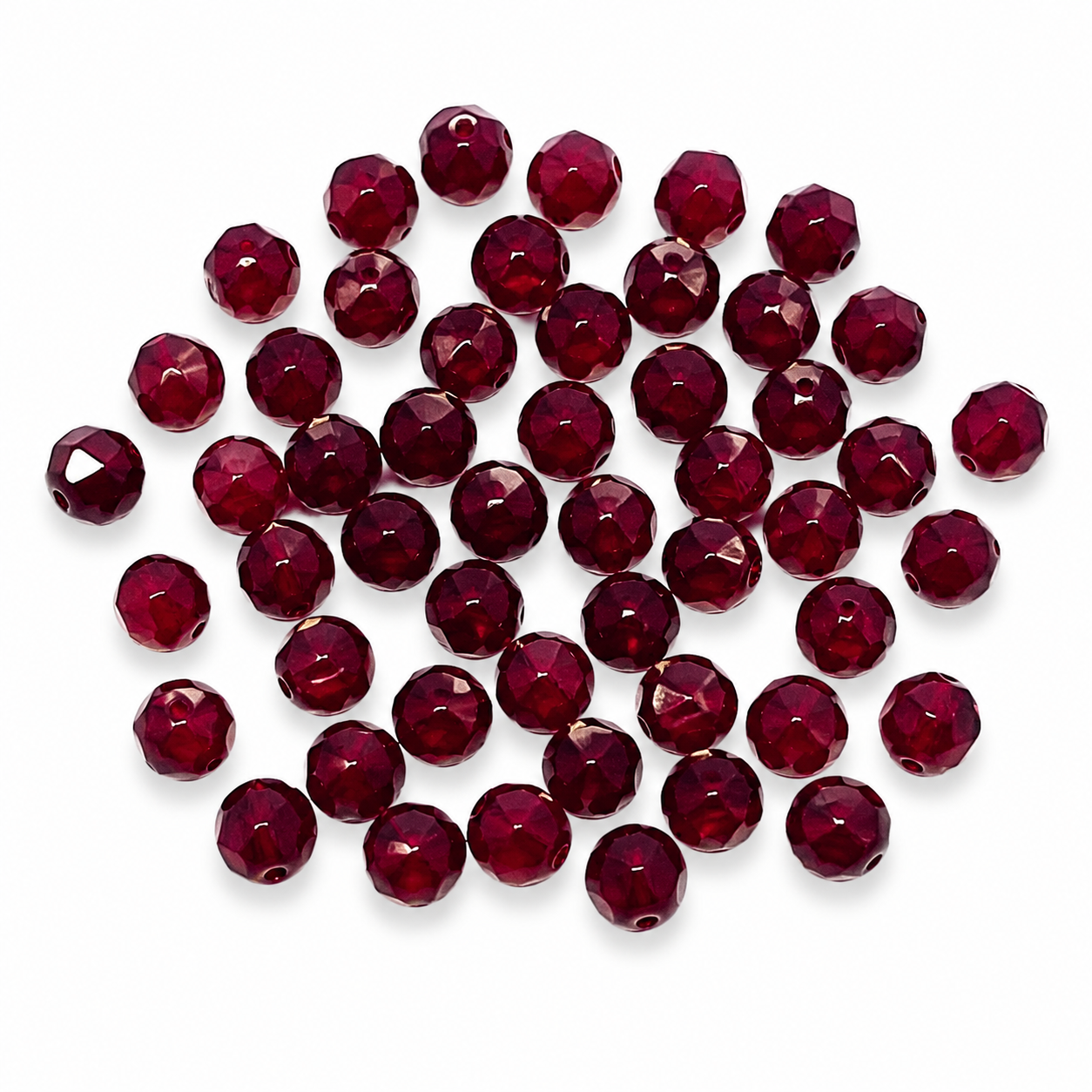PERLE Mezzo Cristallo Sfaccettate 6mm - Colore: - by LacariaRicami.Store