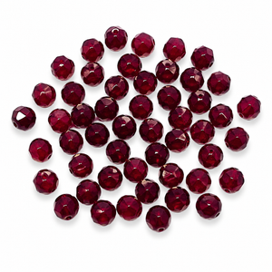 PERLE Mezzo Cristallo Sfaccettate 6mm - Colore: - by LacariaRicami.Store