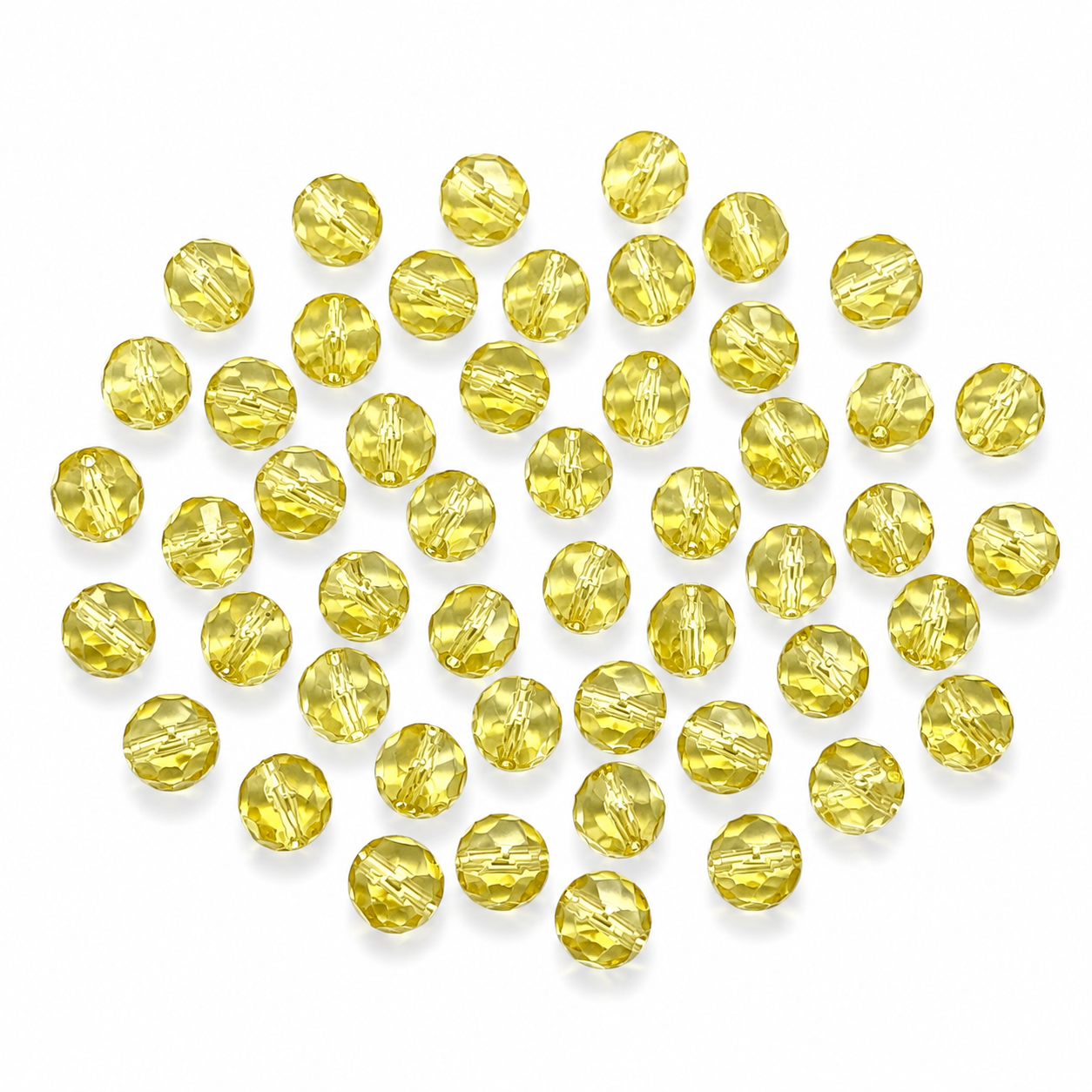 PERLE Mezzo Cristallo Sfaccettate 6mm - Colore: - by LacariaRicami.Store