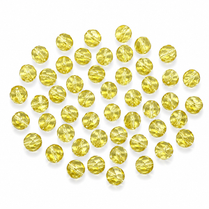 PERLE Mezzo Cristallo Sfaccettate 6mm - Colore: - by LacariaRicami.Store