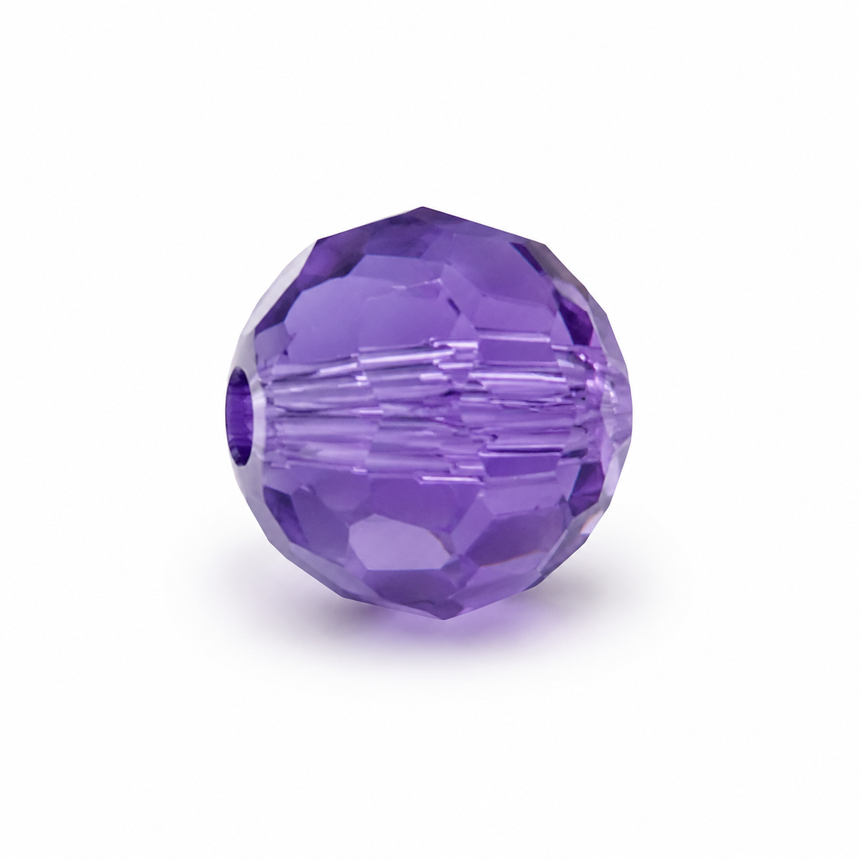 PERLE Mezzo Cristallo Sfaccettate 6mm - Colore: 212-28 - VIOLA - by LacariaRicami.Store