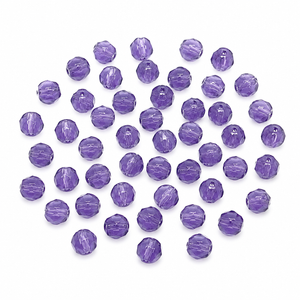 PERLE Mezzo Cristallo Sfaccettate 6mm - Colore: - by LacariaRicami.Store