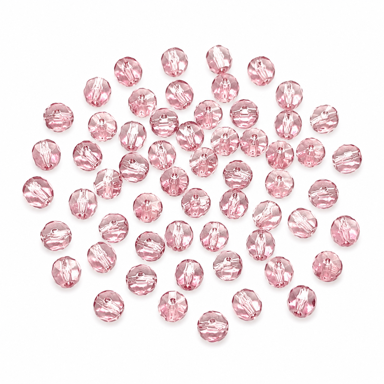 PERLE Mezzo Cristallo Sfaccettate 6mm - Colore: - by LacariaRicami.Store