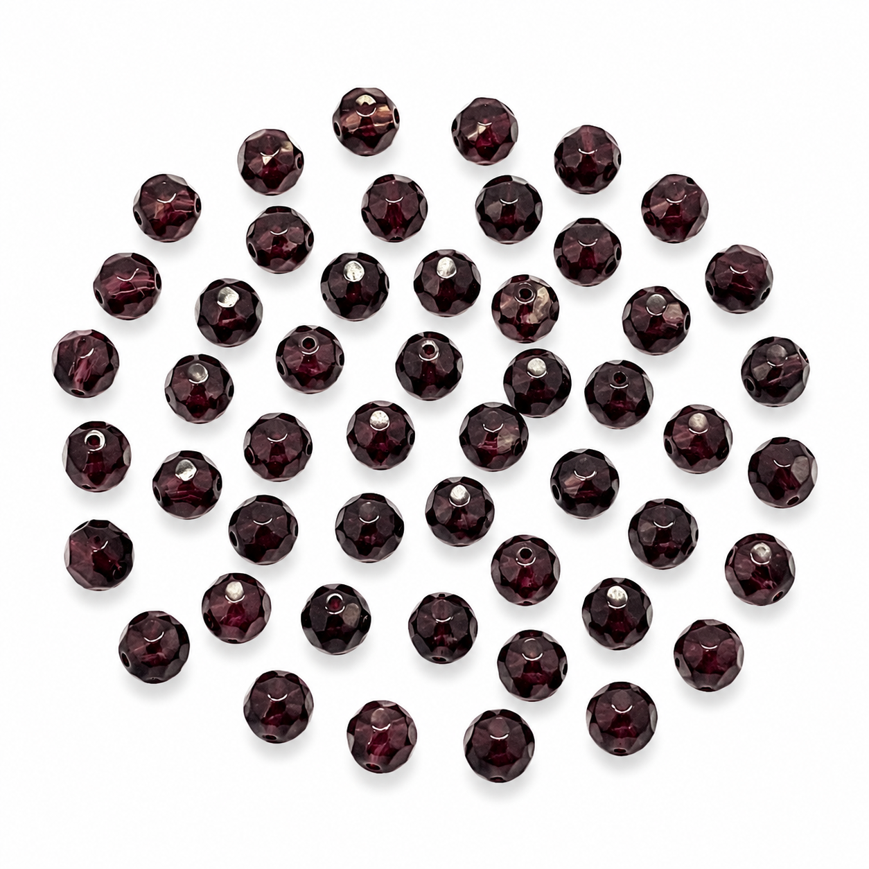 PERLE Mezzo Cristallo Sfaccettate 6mm - Colore: - by LacariaRicami.Store