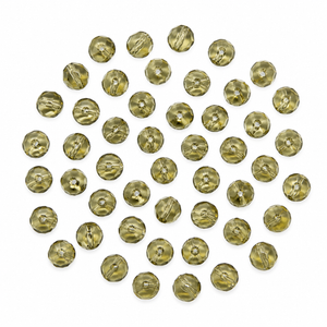 PERLE Mezzo Cristallo Sfaccettate 6mm - Colore: - by LacariaRicami.Store