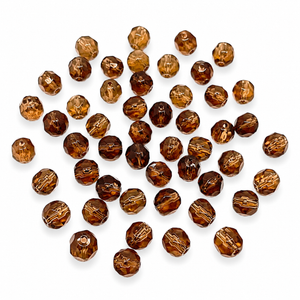 PERLE Mezzo Cristallo Sfaccettate 6mm - Colore: - by LacariaRicami.Store