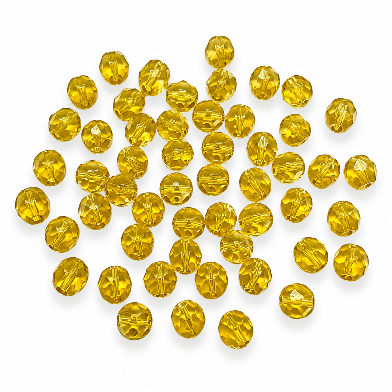 PERLE Mezzo Cristallo Sfaccettate 6mm - Colore: - by LacariaRicami.Store