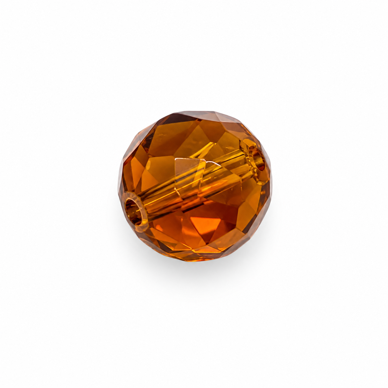 PERLE Mezzo Cristallo Sfaccettate 6mm - Colore: 212-41 - MARRONCINO - by LacariaRicami.Store