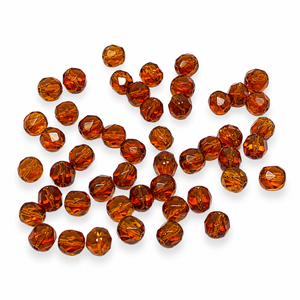 PERLE Mezzo Cristallo Sfaccettate 6mm - Colore: - by LacariaRicami.Store