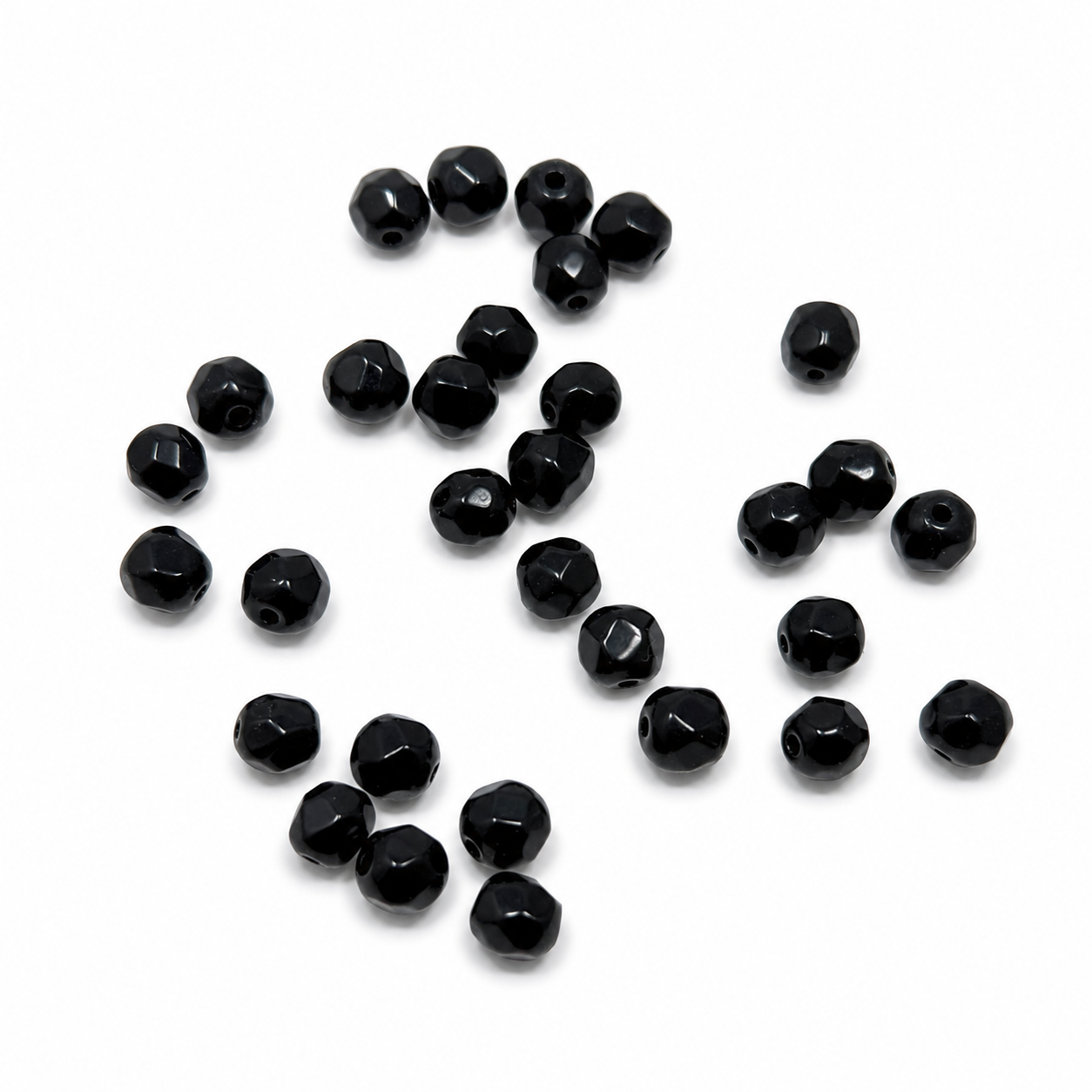 PERLE Mezzo Cristallo Sfaccettate 6mm - Colore: - by LacariaRicami.Store