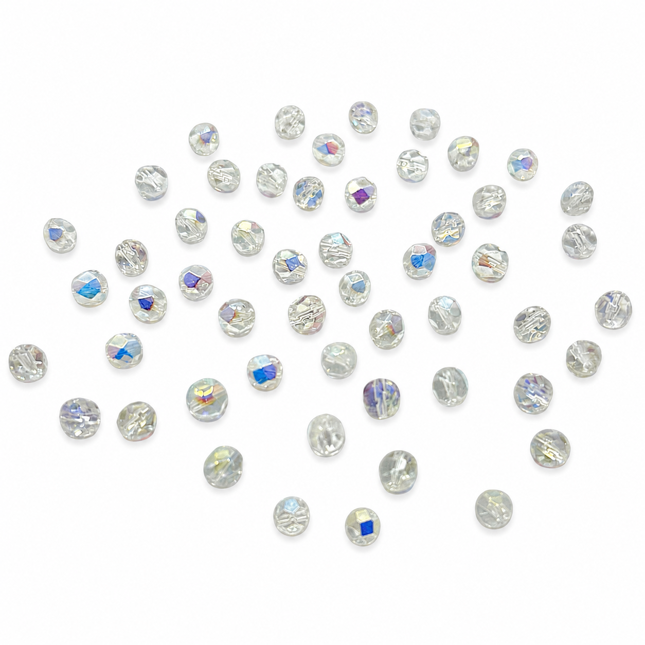 PERLE Mezzo Cristallo Sfaccettate 6mm - Colore: - by LacariaRicami.Store