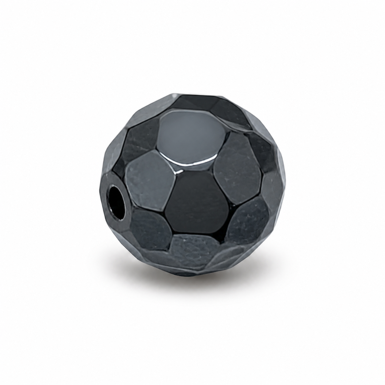 PERLE Mezzo Cristallo Sfaccettate 6mm - Colore: 212-48 - GRIGIO ACCIAIO - by LacariaRicami.Store