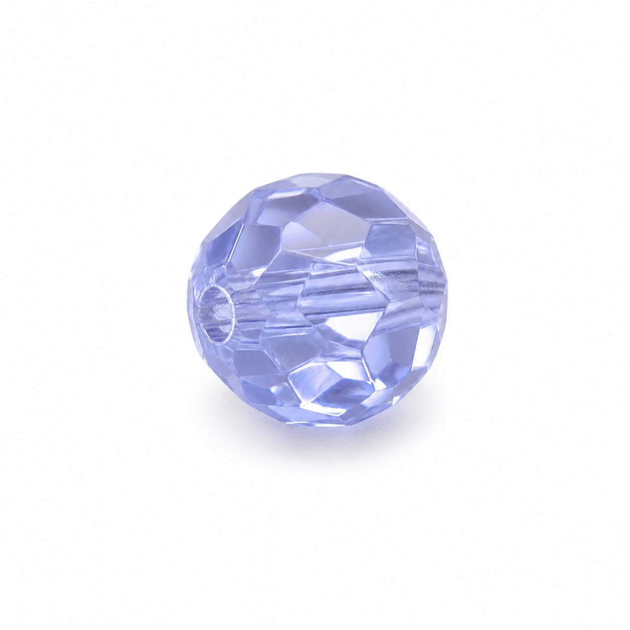 PERLE Mezzo Cristallo Sfaccettate 6mm - Colore: 212-50 - LILLA CHIARO - by LacariaRicami.Store