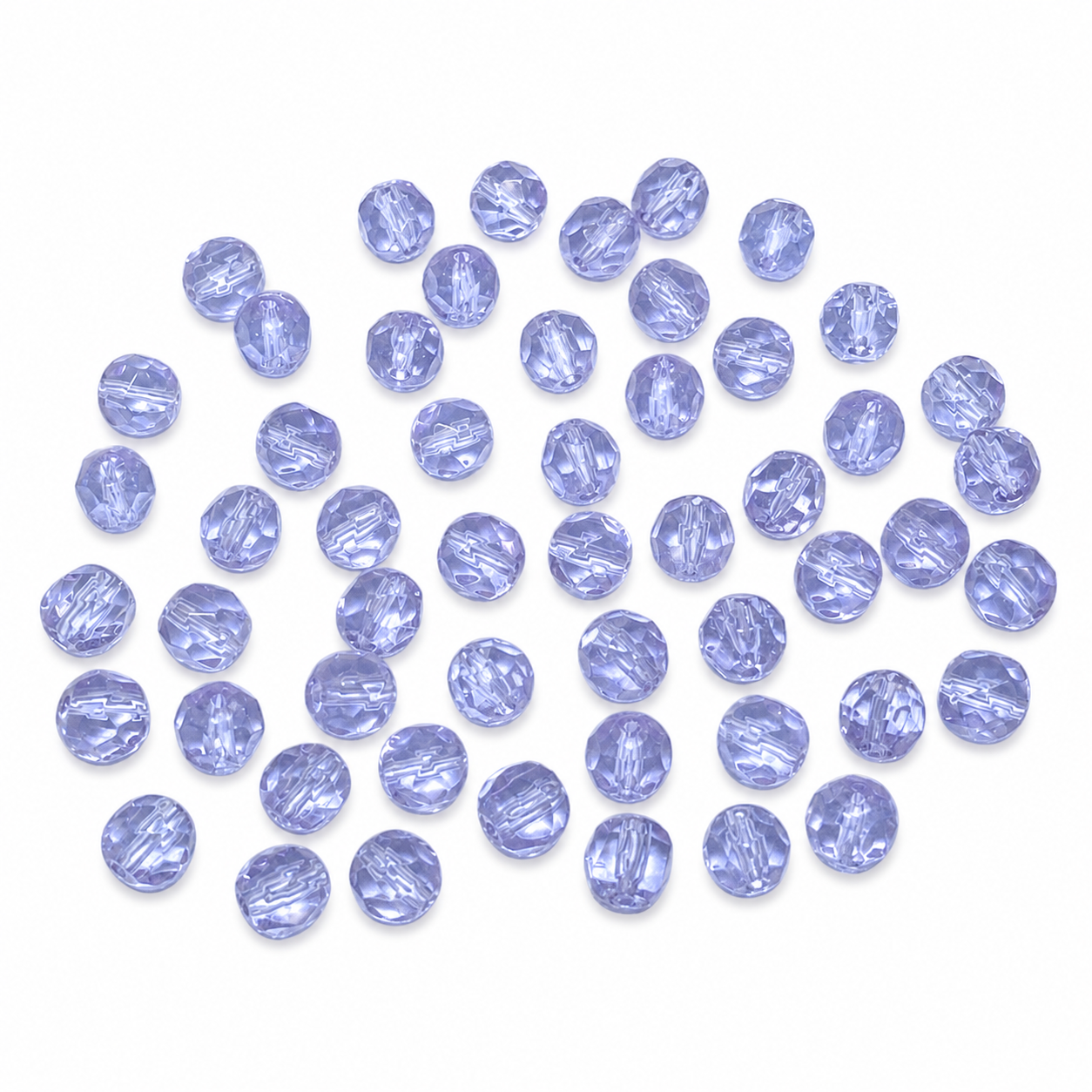 PERLE Mezzo Cristallo Sfaccettate 6mm - Colore: - by LacariaRicami.Store