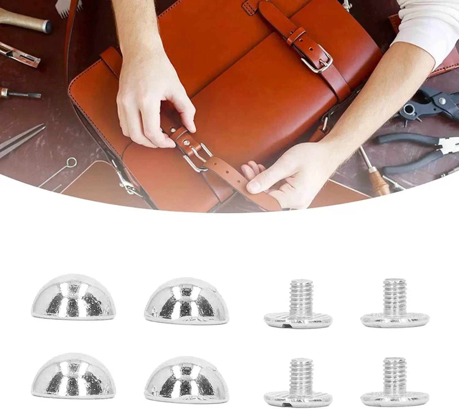 PIEDINI ROTONDI Con Vite 10X5 mm - - LacariaRicami.Store