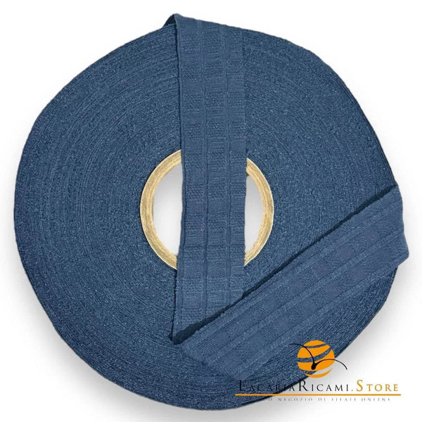 BLU JEANS RIGHE licra (260 Grammi)