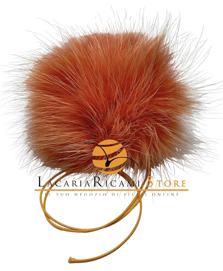 Pom Pon SimilVera Pelliccia VOLPE - - LacariaRicami.Store