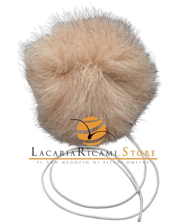 Pom Pon SimilVera Pelliccia VOLPE - - LacariaRicami.Store