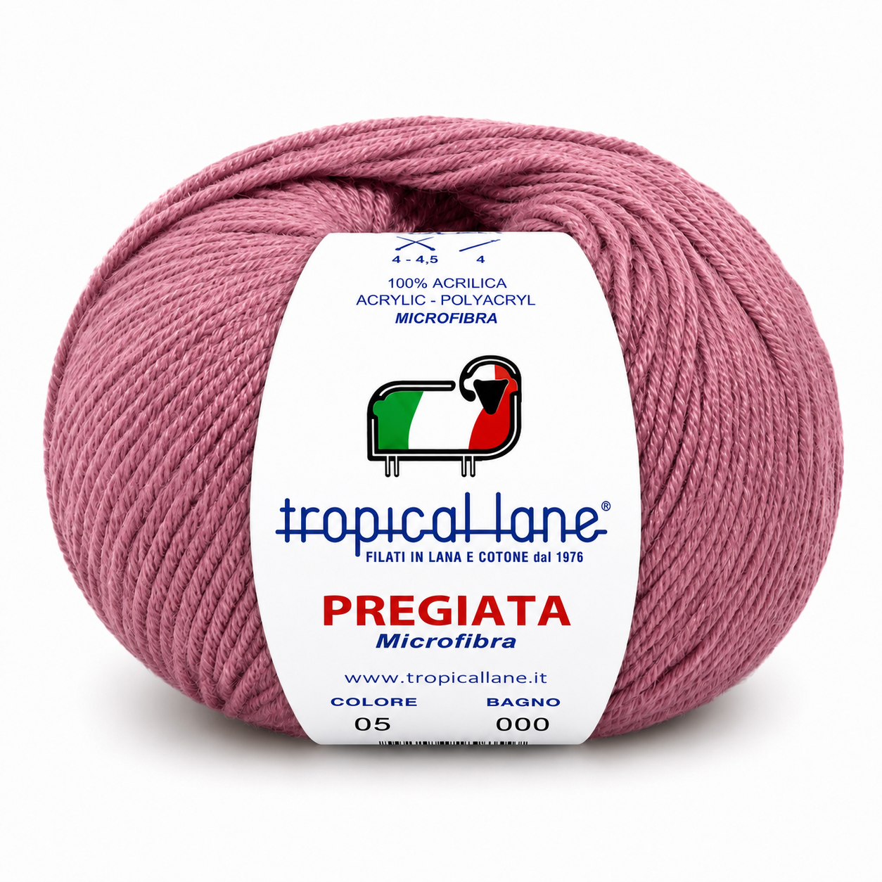 MICROFIBRA Pregiata - Tropical Lane - Colore: 05 - ROSA ANTICO - by LacariaRicami.Store