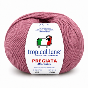 MICROFIBRA Pregiata - Tropical Lane - Colore: 05 - ROSA ANTICO - by LacariaRicami.Store