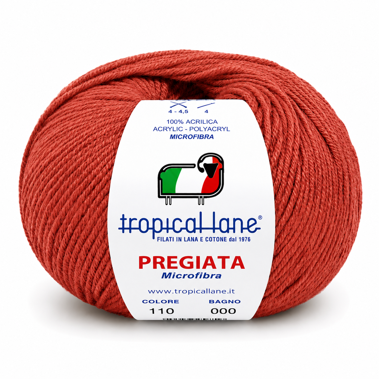MICROFIBRA Pregiata - Tropical Lane - Colore: 110 - CASTAGNA - by LacariaRicami.Store