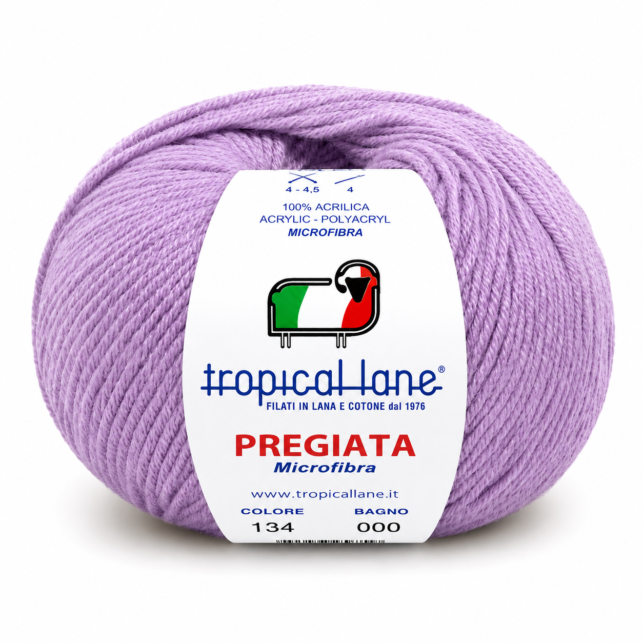 MICROFIBRA Pregiata - Tropical Lane - Colore: 134 - LILLA - by LacariaRicami.Store