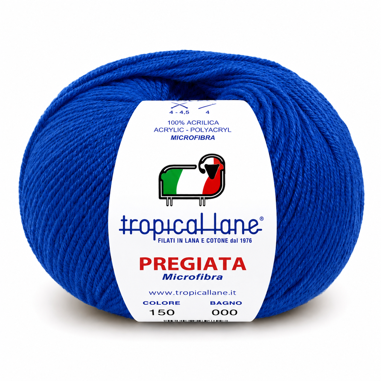 MICROFIBRA Pregiata - Tropical Lane - Colore: 150 - BLUETTE - by LacariaRicami.Store