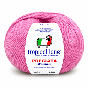 MICROFIBRA Pregiata - Tropical Lane - Colore: 334 - ROSA FORTE - by LacariaRicami.Store