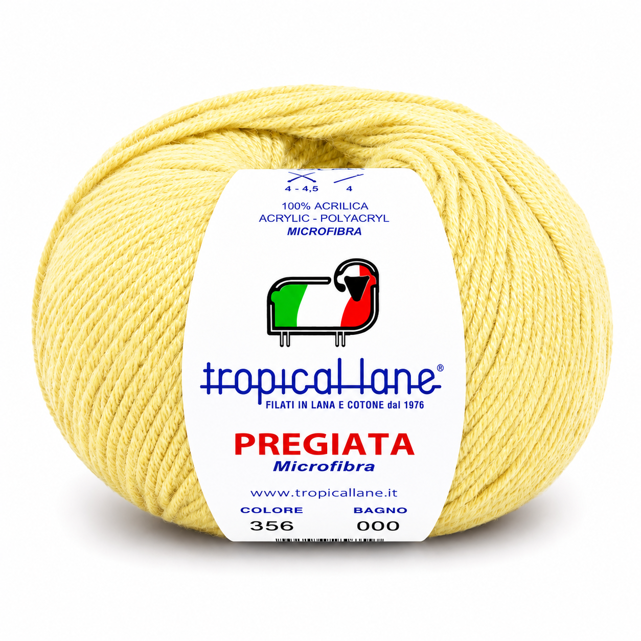 MICROFIBRA Pregiata - Tropical Lane - Colore: 356 - GIALLO - by LacariaRicami.Store