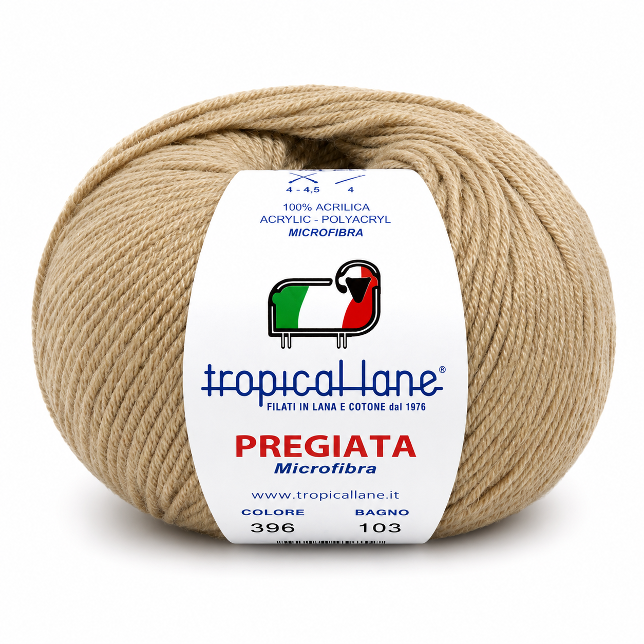 MICROFIBRA Pregiata - Tropical Lane - Colore: 396 - TORTORA - by LacariaRicami.Store