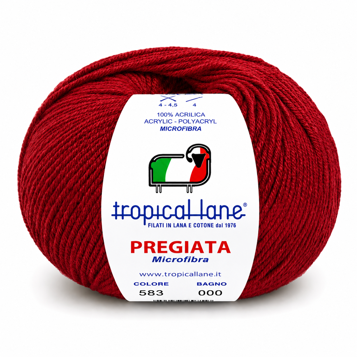 MICROFIBRA Pregiata - Tropical Lane - Colore: 583 - BORDEAUX - by LacariaRicami.Store