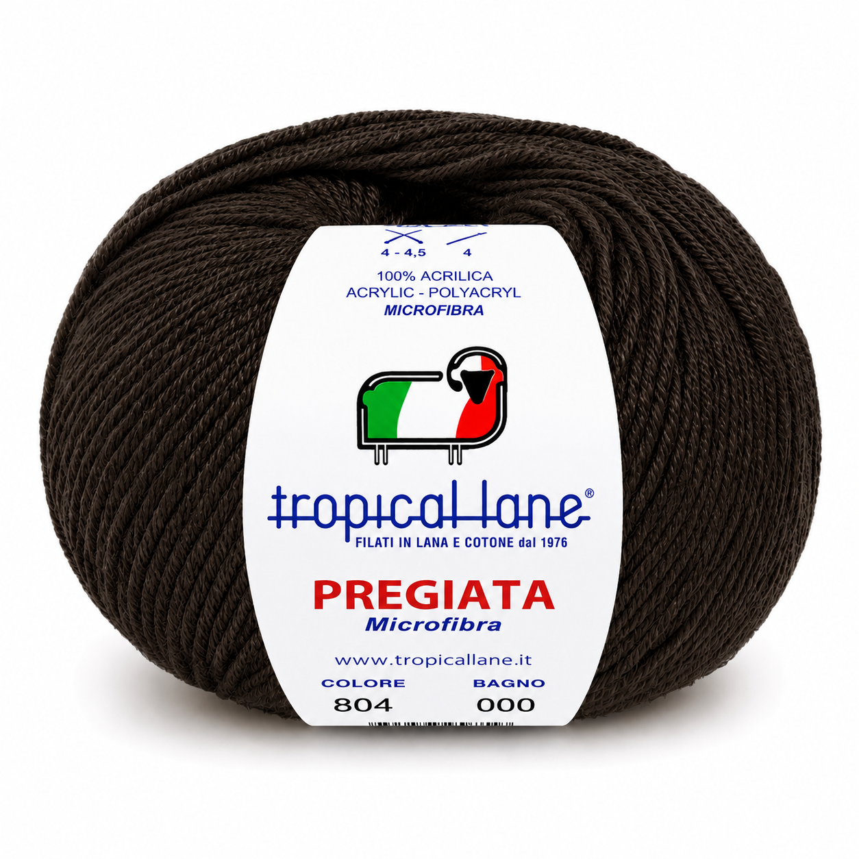 MICROFIBRA Pregiata - Tropical Lane - Colore: 804 - CASTAGNA - by LacariaRicami.Store