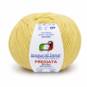 MICROFIBRA Pregiata Bebè - Tropical Lane - Colore: 219 - GIALLO - by LacariaRicami.Store