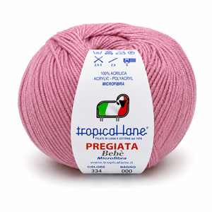 MICROFIBRA Pregiata Bebè - Tropical Lane - Colore: 334 - ROSA FORTE - by LacariaRicami.Store