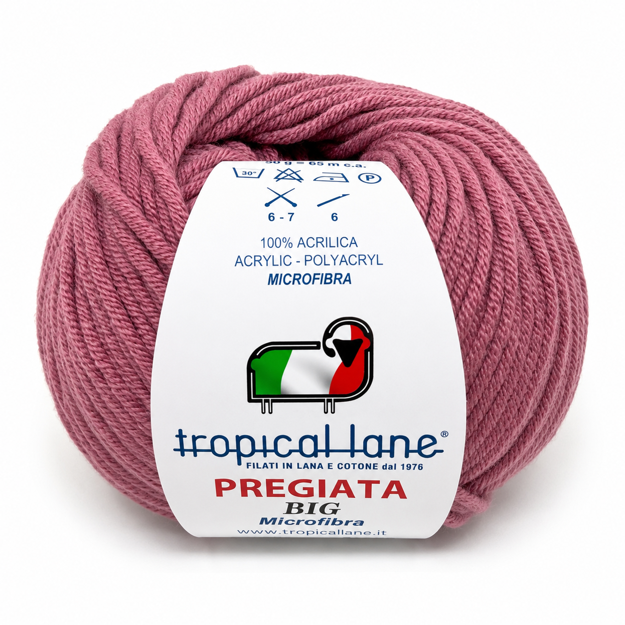MICROFIBRA Pregiata BIG - Tropical Lane - Colore: 05 - ROSA ANTICO - by LacariaRicami.Store