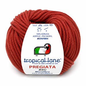 MICROFIBRA Pregiata BIG - Tropical Lane - Colore: 110 - CASTAGNA - by LacariaRicami.Store