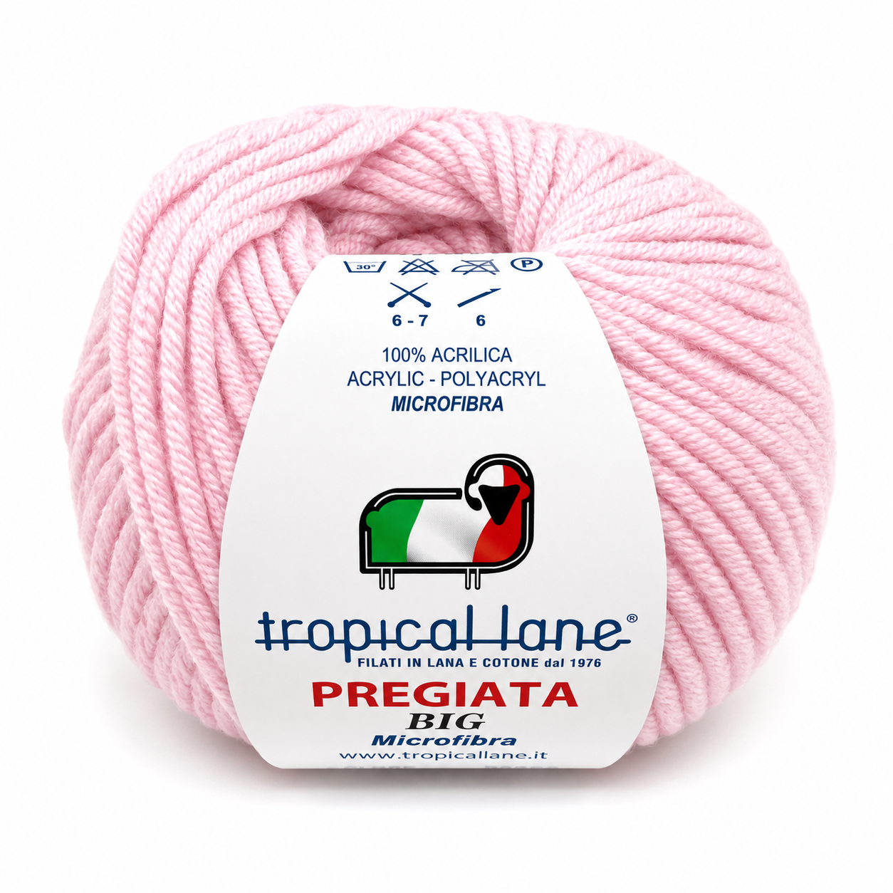 MICROFIBRA Pregiata BIG - Tropical Lane - Colore: 12 - ROSA BABY - by LacariaRicami.Store